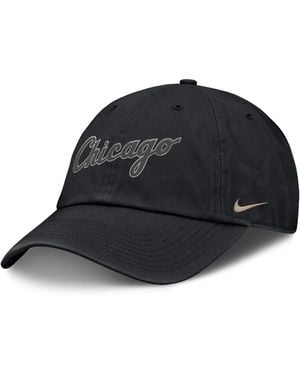Nike Chicago White Sox Camo Pack Club Adjustable Hat - Black