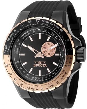 INVICTA WATCH 49725 Aviator Quartz Vd72 Dial Watch - Black