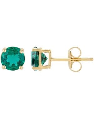 Macy's Lab-grown Stud Earrings (7/8 Ct. T.w. - Blue