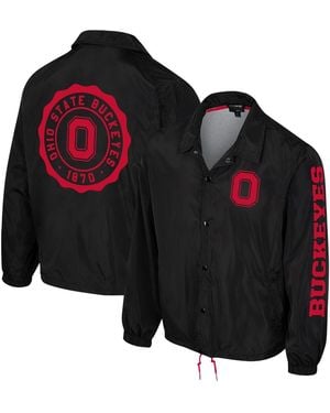 The Wild Collective And Ohio State Buckeyes Coaches Full-snap Jacket - Red