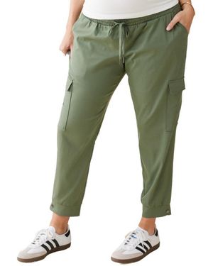 Ingrid & Isabel Ingrid + Isabel Maternity Cargo jogger Pant - Green