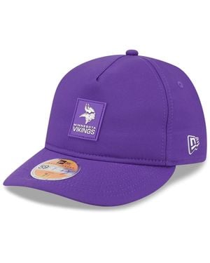 KTZ Minnesota Vikings 2025 Sideline Retro Crown 59fifty Fitted Hat - Purple