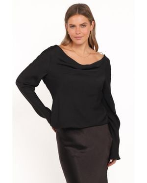 Petal & Pup Vinita Long Sleeve Top - Black