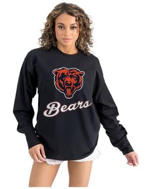 Gameday Couture Chicago Bears Oversized Long Sleeve T-shirt - Blue