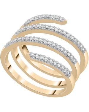Wrapped in Love Spiral Diamond Ring (1.4 Ct. T.w. - Metallic