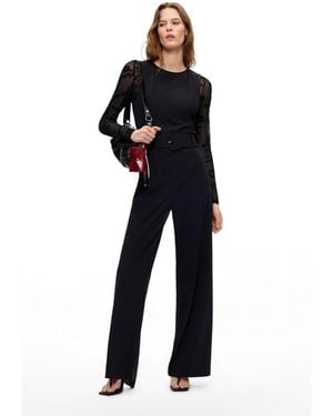Desigual 2-in-1 Long-sleeve Jumpsuit - Black