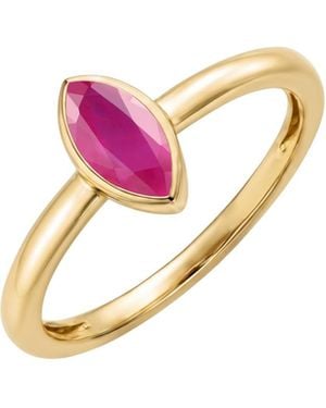 Macy's Ruby Marquise-cut Bezel Ring (3/8 Ct. T.w. - Pink