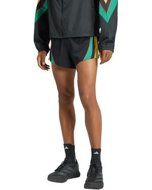adidas Adizero Archive Regular-fit Running Shorts - Black