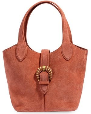 Sam Edelman Lucy Buckle Medium Crossbody Handbag - Red