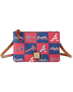Dooney & Bourke Atlanta Braves Top Zip Crossbody Purse - Red
