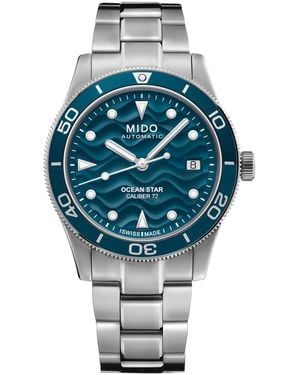 MIDO Swiss Automatic Ocean Star Stainless Steel Watch - Gray