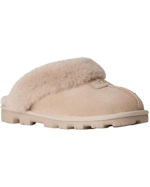 UGG Coquette Slip On Slide Slippers - Natural