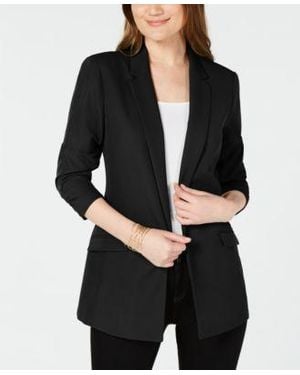 INC International Concepts Wear Blazer P Xs 4x Created For Macys - Black