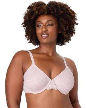 Bali Plus Size Breathe Medium Underwire Full Coverage T-shirt Bra - Brown
