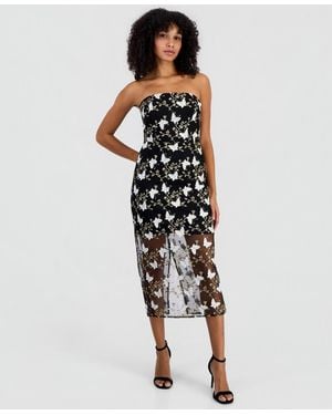 Sam Edelman Lace Sheath Midi Dress - White