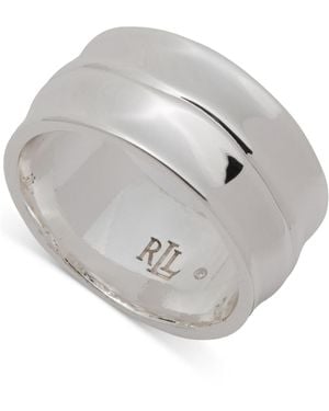 Ralph Lauren Tone Band Ring - Gray