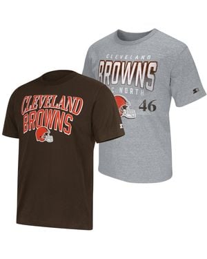 Starter 2-pack Cleveland Browns Graphic Crewneck T-shirts - Multicolor