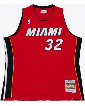 Mitchell & Ness Mitchell Ness Shaquille O'neal Miami Heat 2005-06 Swingman Jersey - Red