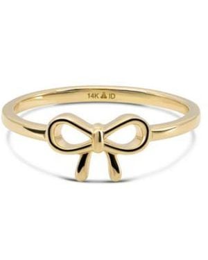 DEVATA Bow Ring In 14k Size Approx. Grams - Metallic