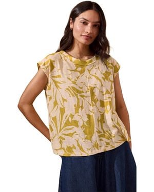 Celtic & Co. Sleeveless Floral Jersey Top - Multicolor