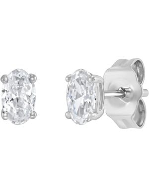 Macy's Igi Certified Lab-grown Diamond Stud Earrings (1/2 Ct. T.w. - Metallic