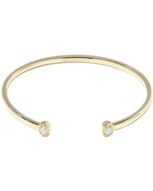 Kendra Scott 14k Gold-plated Mini Elton Cuff Bracelet - White
