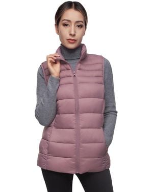 Rokka&Rolla Lightweight Puffer Vest - Purple