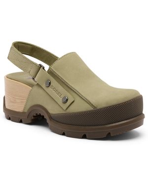Sorel Roamin Slingback Clogs - Green