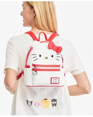 Loungefly Hello Kitty And Friends | Macy's Mini Faux Leather Adjustable-strap Backpack - Red