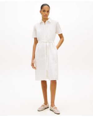 tommy hilfiger white shirt dress Tommy Hilfiger SHORT DRESS - Shirt dress - white/white