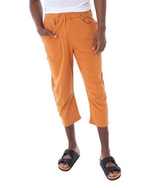 DAI MODA Tony Crop Leisure Pant - Orange