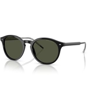 Giorgio Armani Round Sunglasses - Green