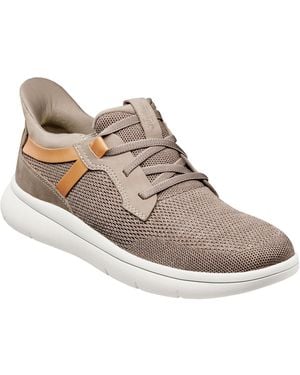Florsheim Fleet Knit Elastic Lace Slip-on Sneakers - Brown