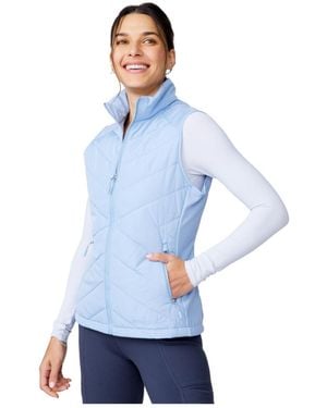 Free Country Quilted Hybrid Vest - Blue