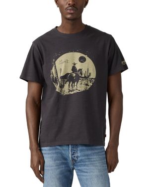 Levi's Relaxed Fit Short Sleeve Desert Cowboy Crewneck T-shirt - Black