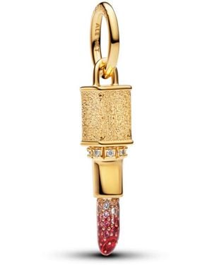 PANDORA Clear Stone Red The Red Charm Dangle - White