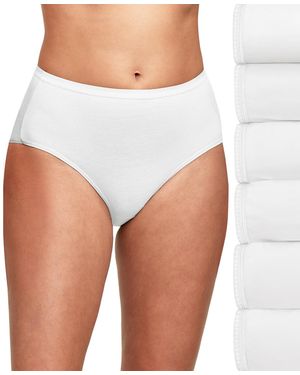 Hanes 6-pk. Ultimate Breathable Brief Underwear 40h6cc - White