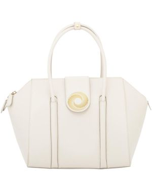 Aranyani La Donna Italian Leather Shoulder Bag - White