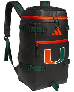 adidas Miami Hurricanes Collegiate Vista Backpack - Black