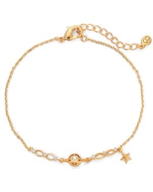 Girls Crew Crystal Multi-color Celestial Milkyway Bracelet - Metallic