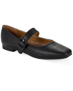 Style & Co. Brieee Square Toe Mary Jane Flats - Black