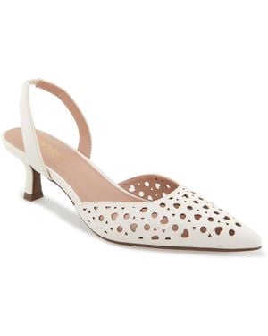 Kensie Ocean Laser Cut Pump - White