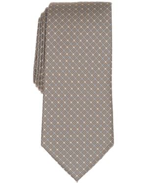 Michael Kors Brost Geometric Classic Tie - Gray