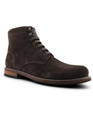 Blake McKay Men S Axel Vintage Plain Toe Lace Up Boots - Black