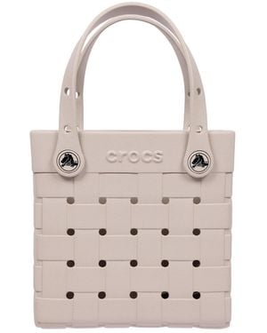 Crocs™ Woven Style Crossbody Tote - White