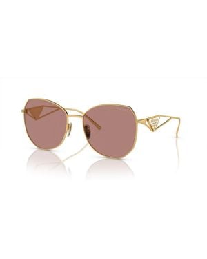 Prada Geometric Sunglasses - Pink
