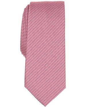 Alfani Arlo Stripe Slim Tie - Pink