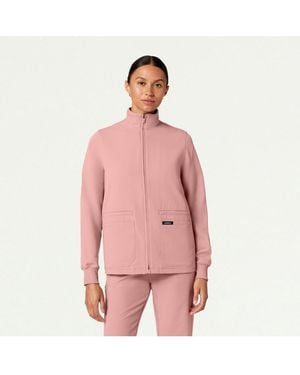 Jaanuu Ceri 6-pocket Classic Scrub Jacket - Pink