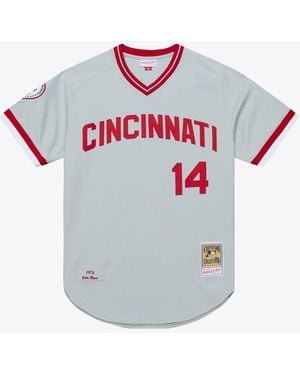 Mitchell & Ness Pete Rose Cincinnati Reds 1976 Authentic Jersey - Gray