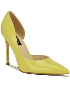 Nine West Folowe D'orsay Stiletto Pumps - Yellow